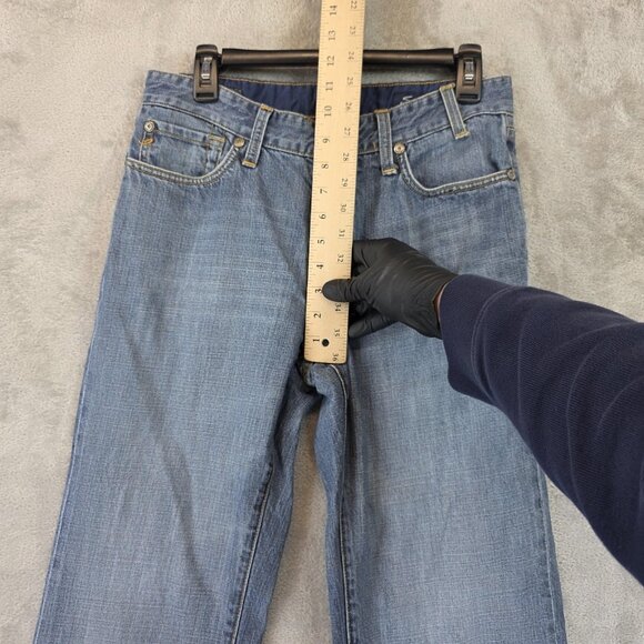 Seven7 Jeans Mens Size 31 Blue Detroit Straight Leg Embroidered Pockets SEVM900 - Picture 3 of 13